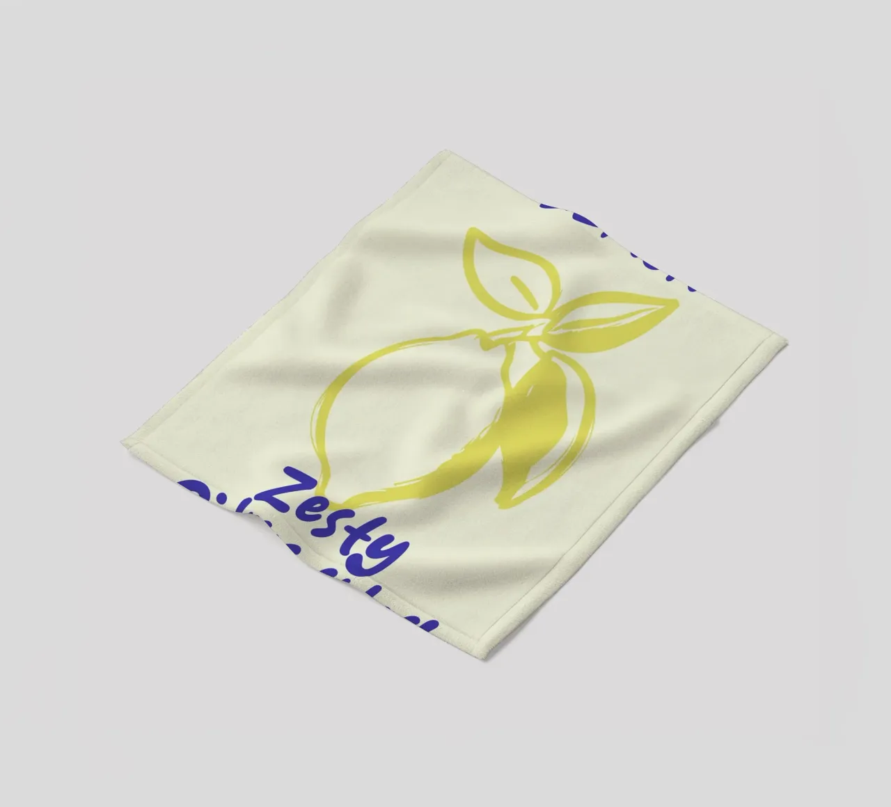 lemon fleecedeken van ramosashop