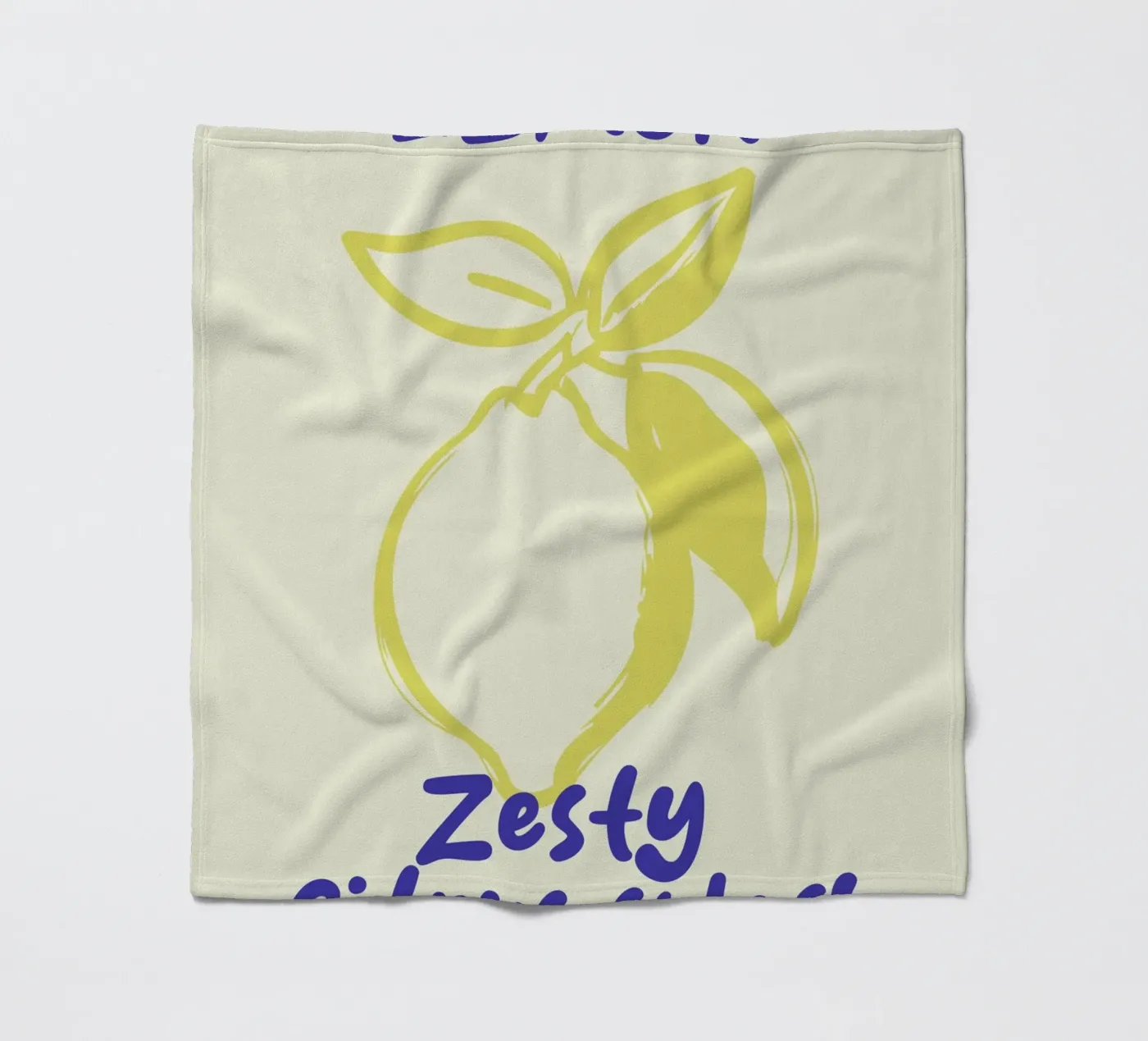 lemon fleecedeken van ramosashop