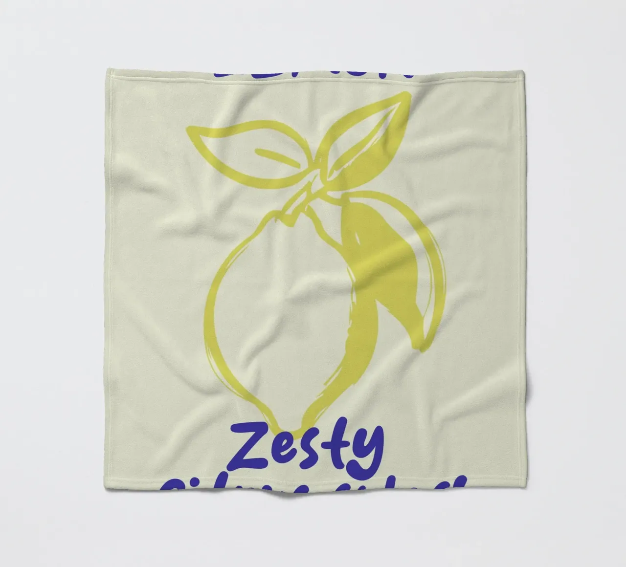 lemon fleecedeken van ramosashop