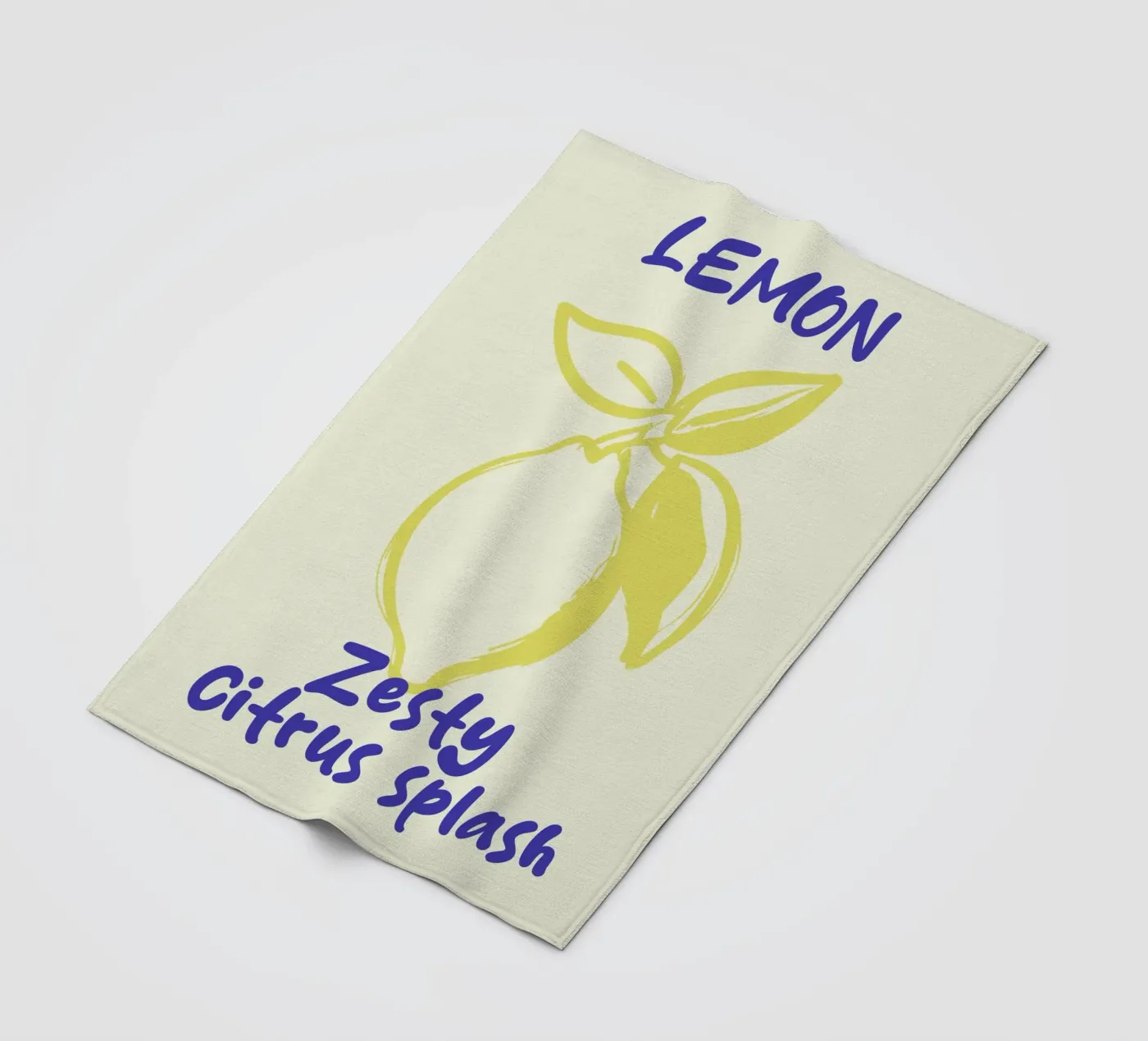 lemon fleecedeken van ramosashop