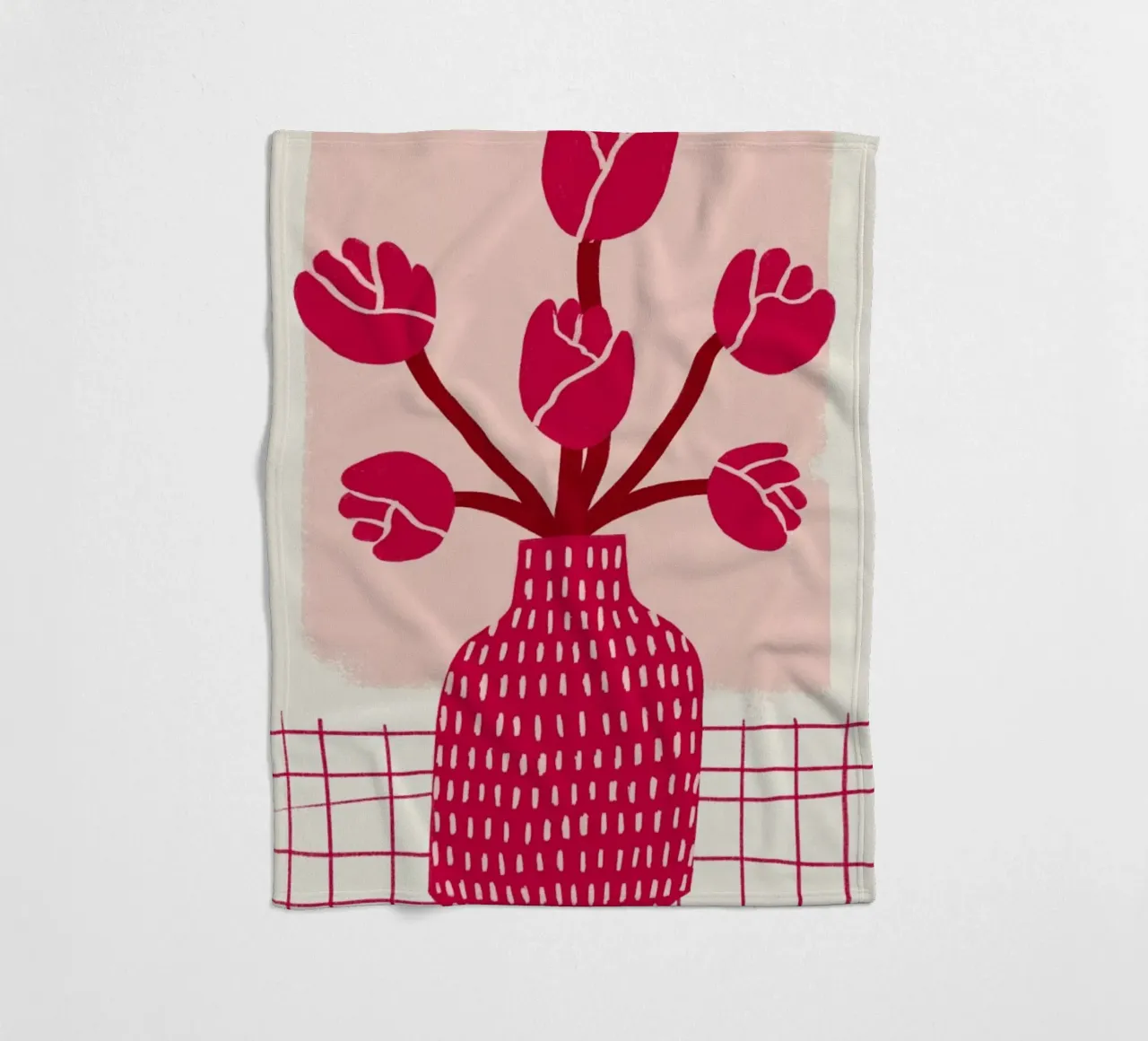 Golden Viva Magenta coperta in pile da Studio One