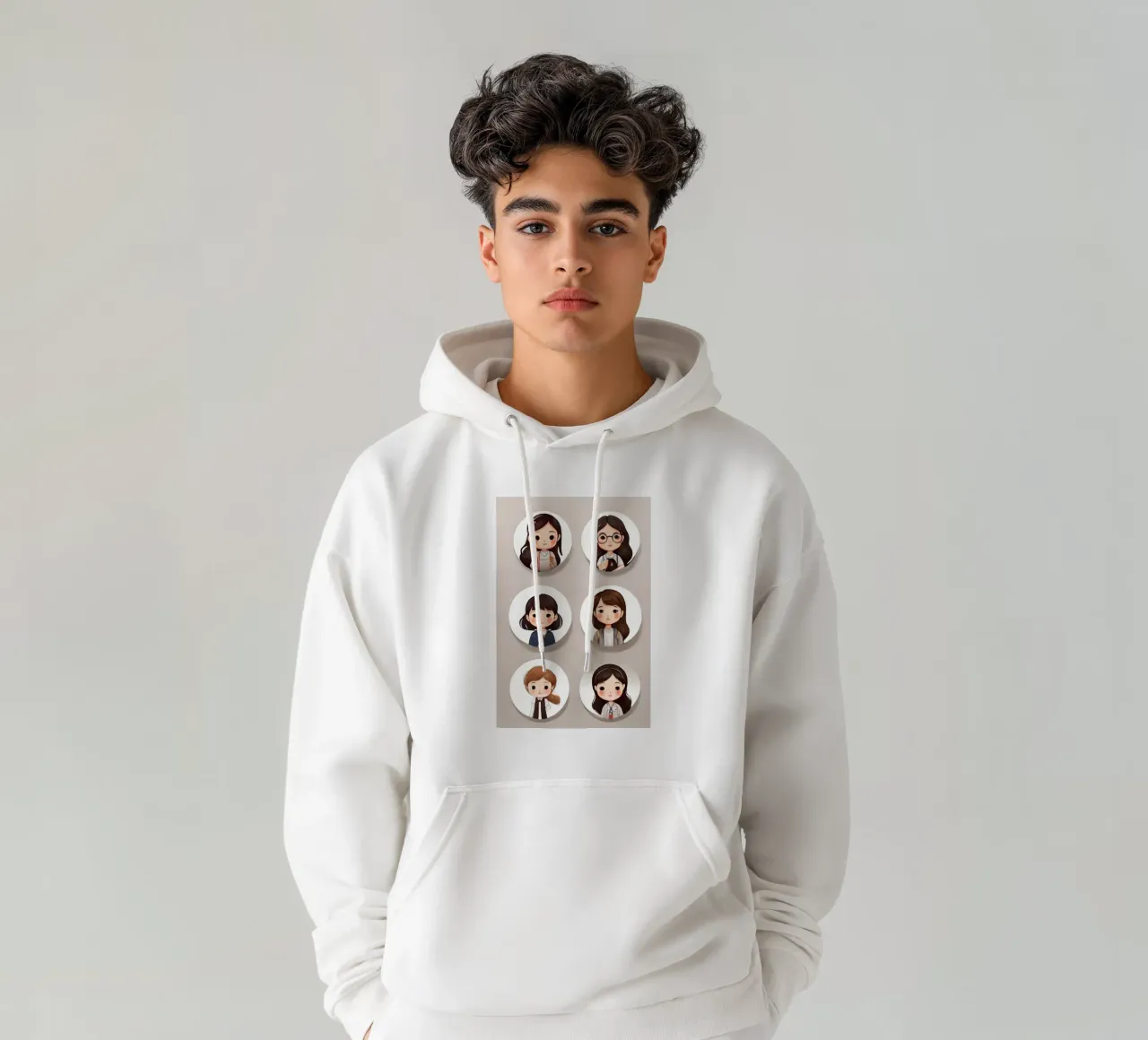 Ragazza Wow felpa con cappuccio da brockcon Shop