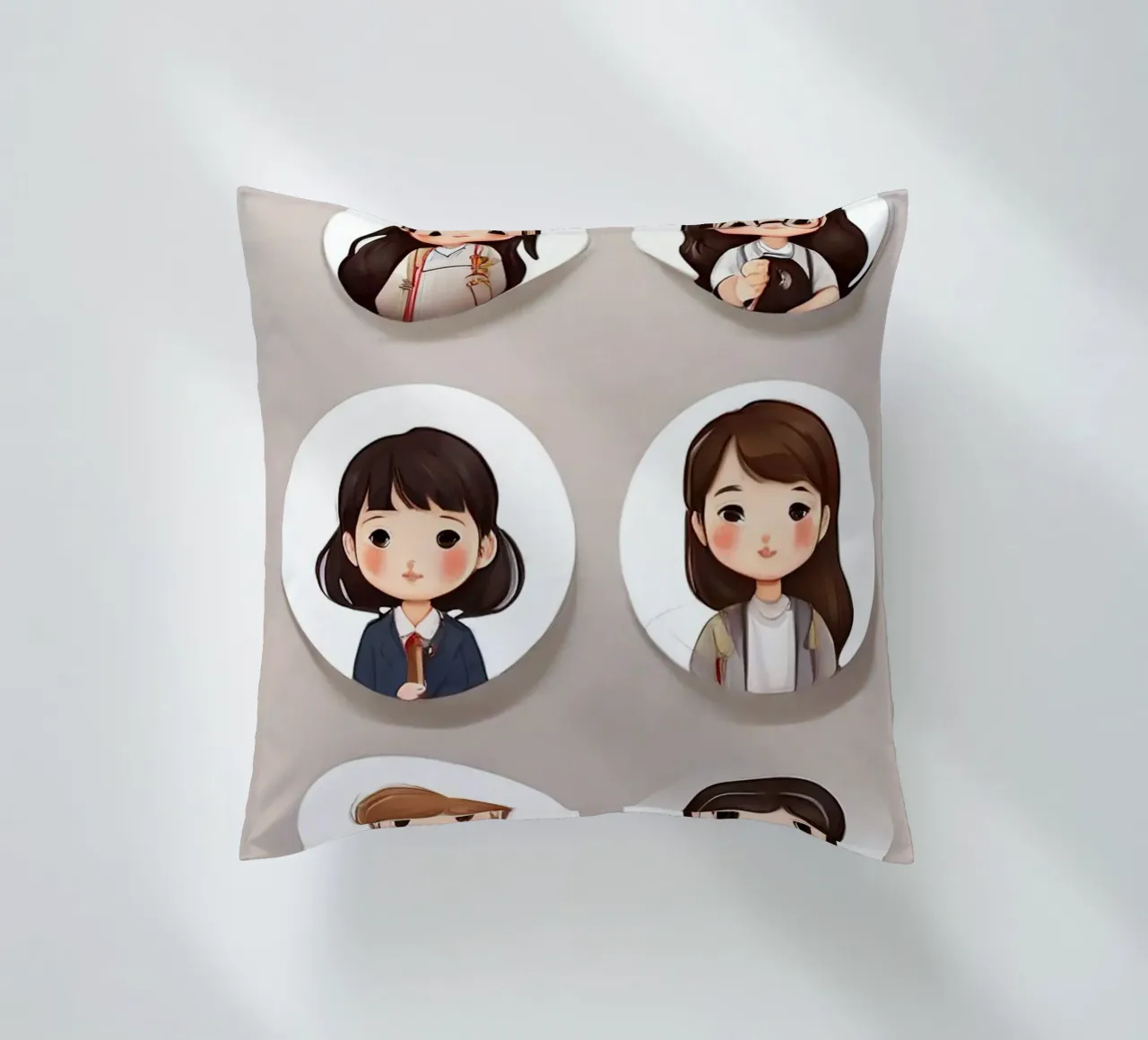 Ragazza Wow cuscino da brockcon Shop