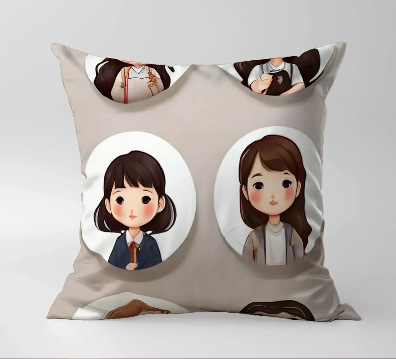 Ragazza Wow cuscino da brockcon Shop