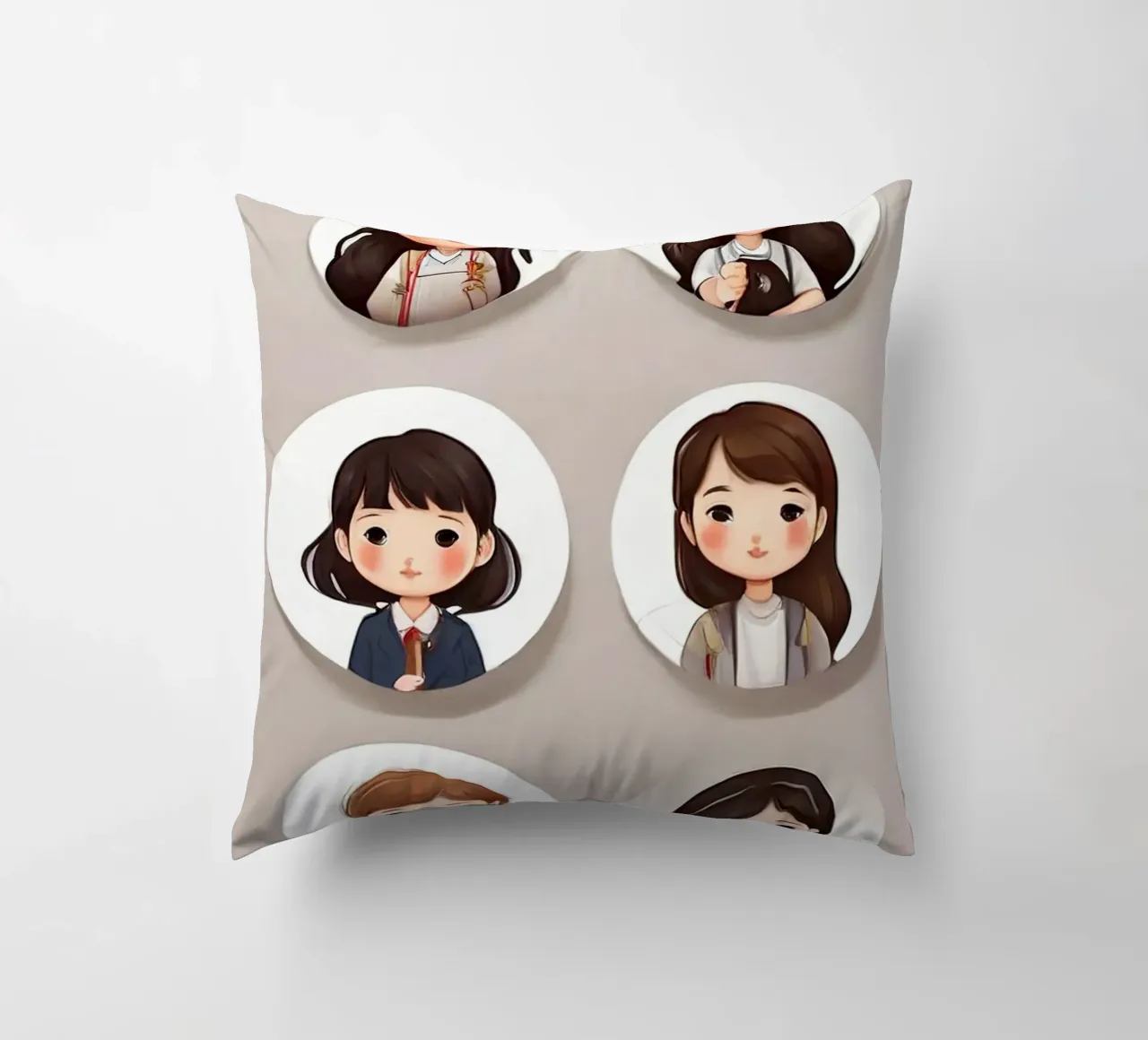 Ragazza Wow cuscino da brockcon Shop