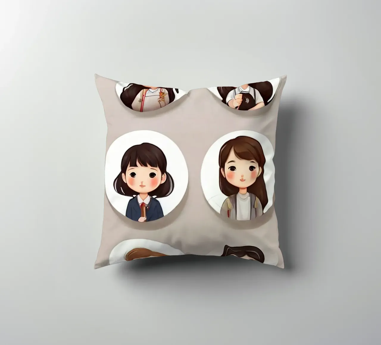 Ragazza Wow cuscino da brockcon Shop