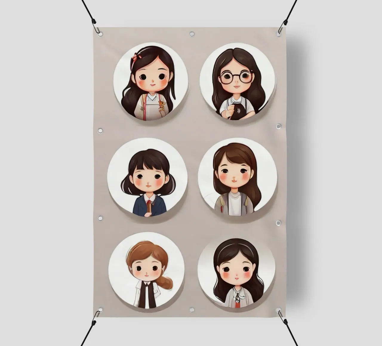 Ragazza Wow telo in pvc da brockcon Shop