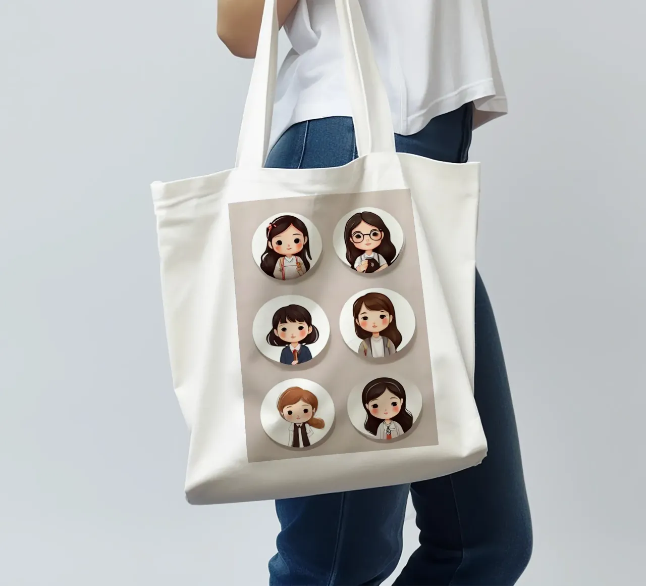 Ragazza Wow borsa in juta da brockcon Shop