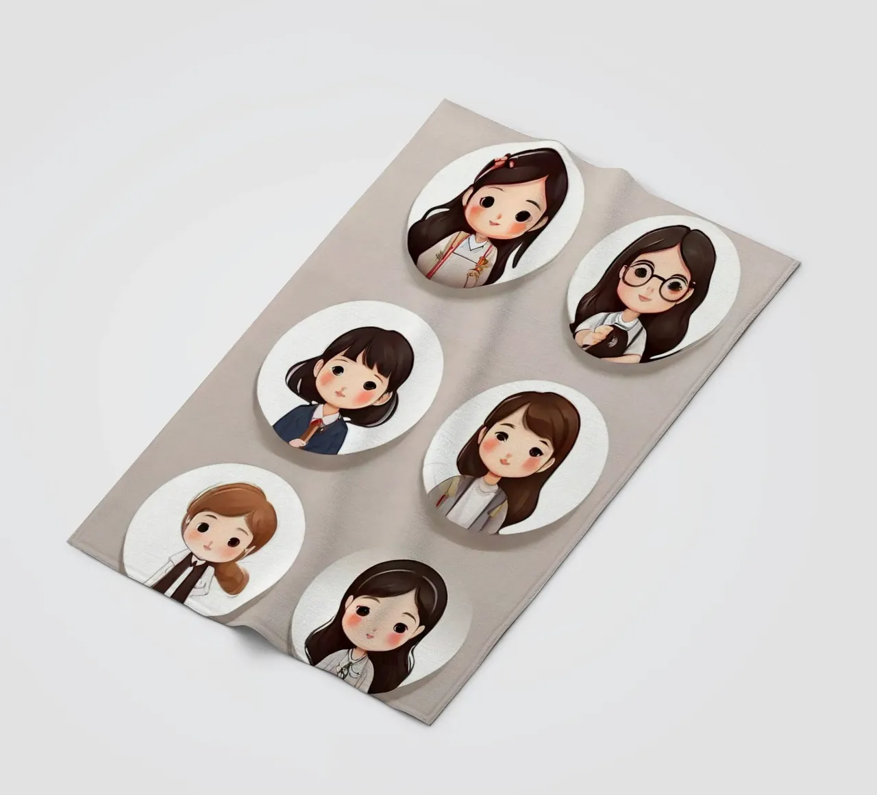 Ragazza Wow coperta in pile da brockcon Shop