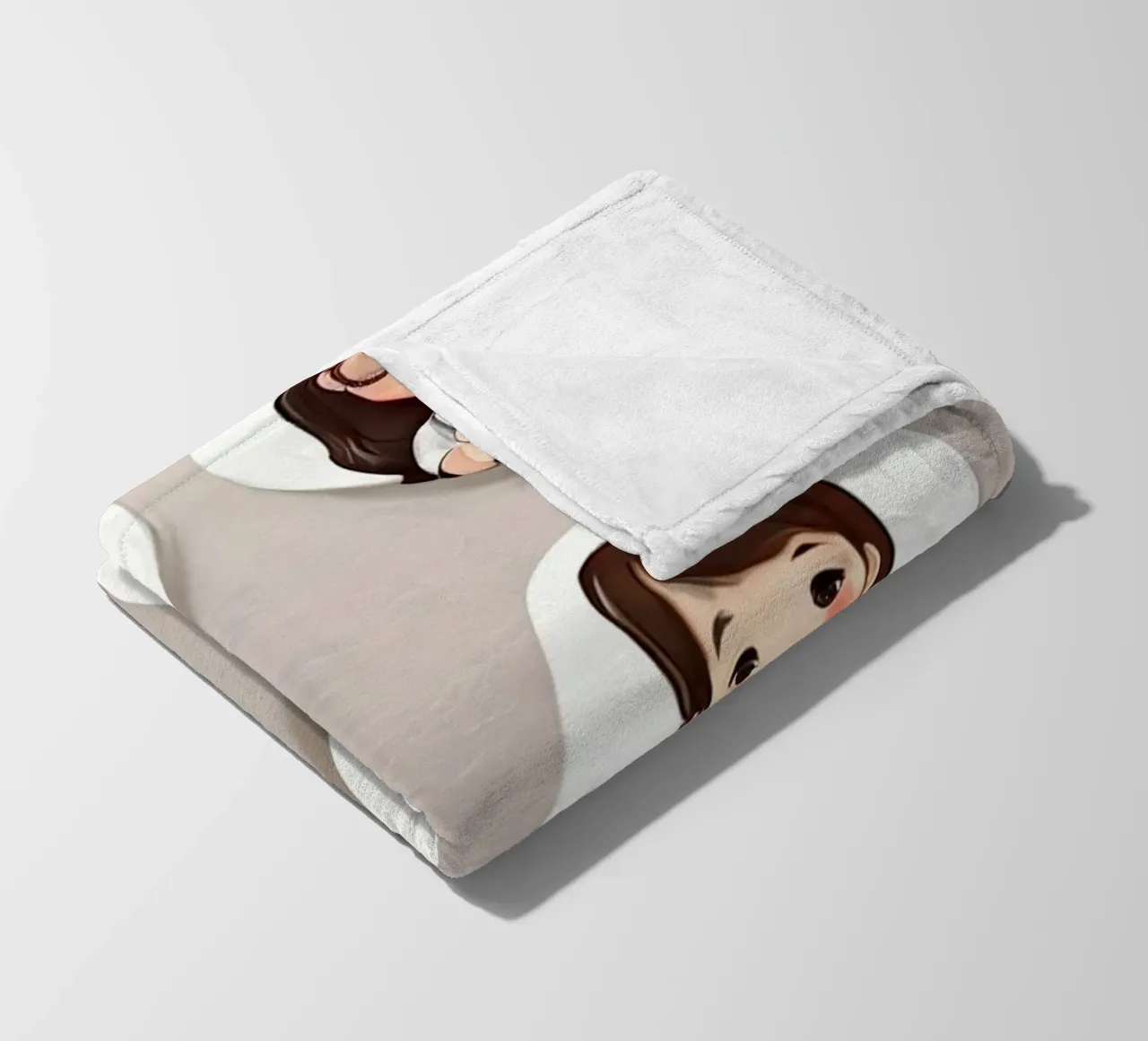 Ragazza Wow coperta in pile da brockcon Shop