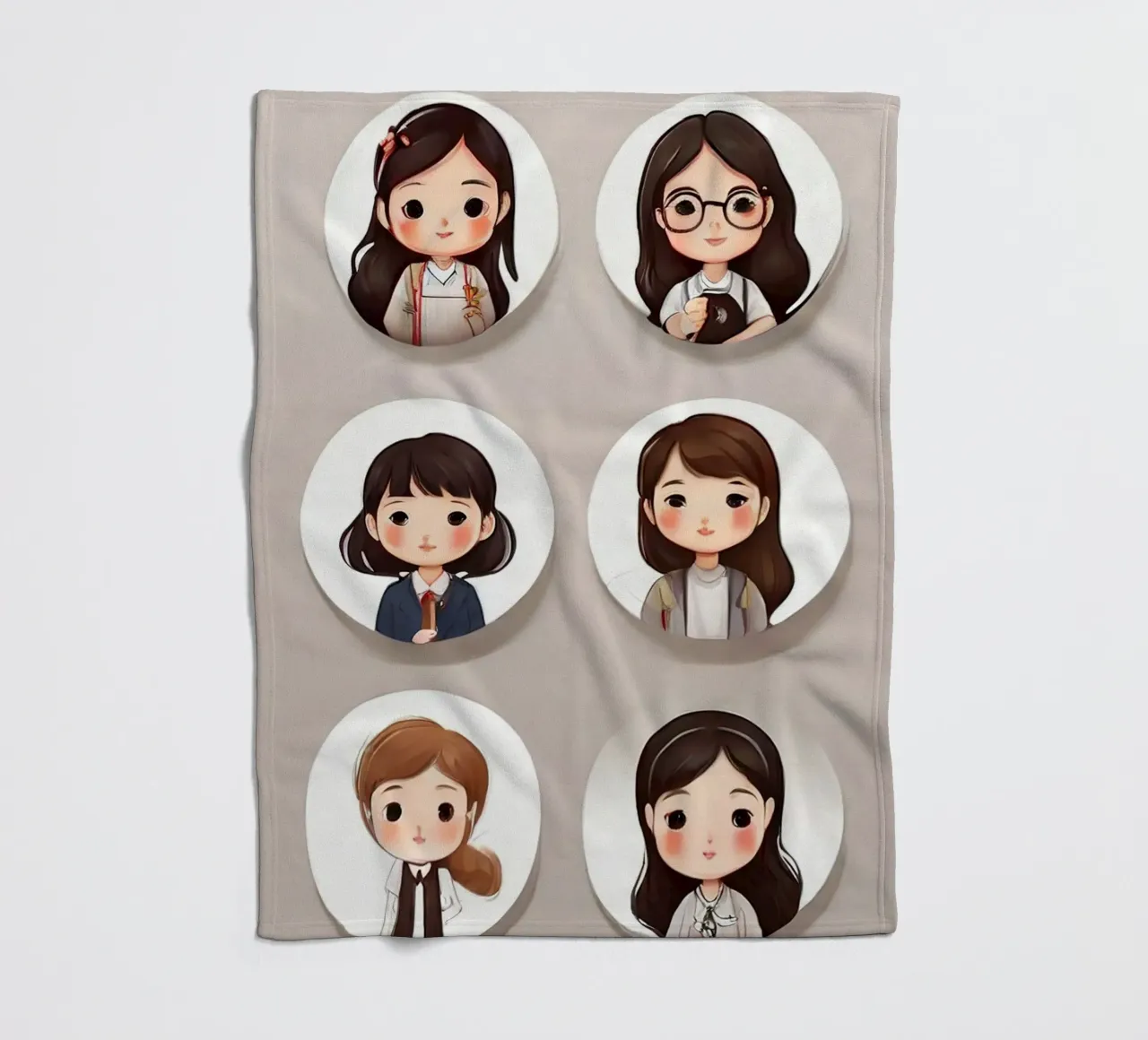 Ragazza Wow coperta in pile da brockcon Shop