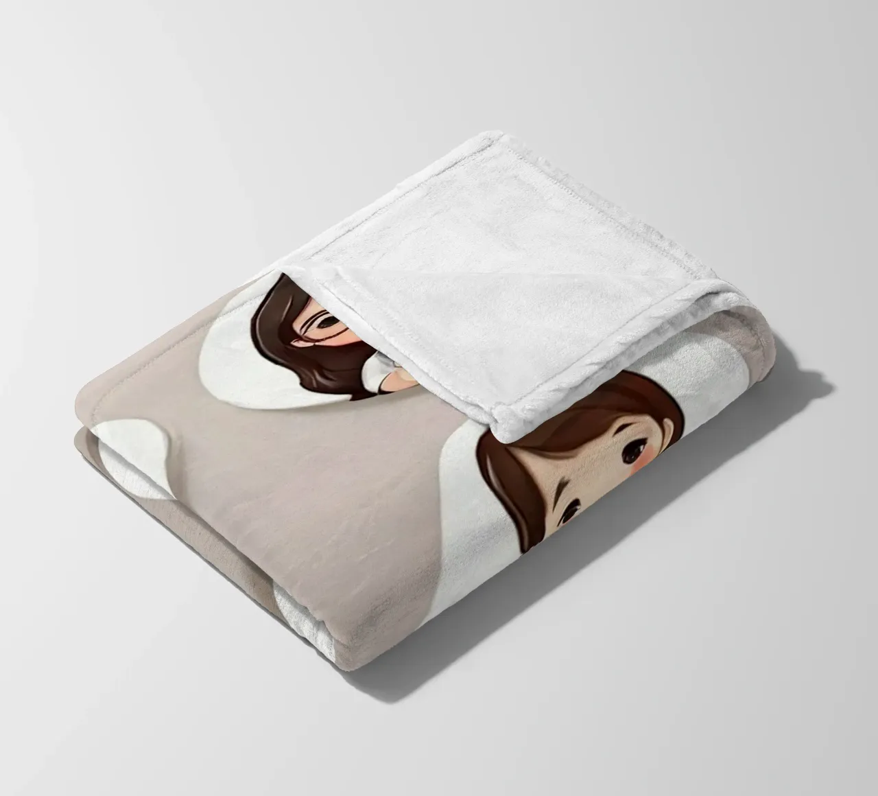 Ragazza Wow coperta in pile da brockcon Shop