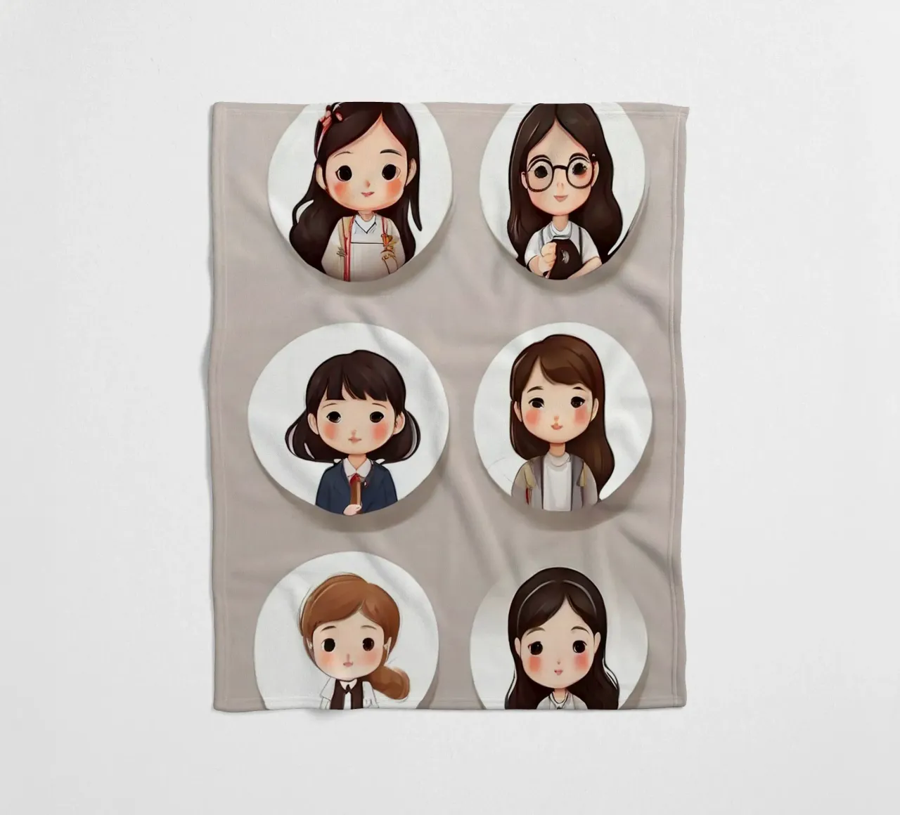 Ragazza Wow coperta in pile da brockcon Shop