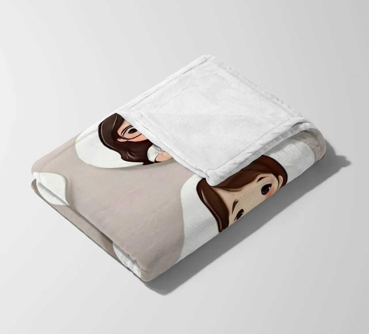 Ragazza Wow coperta in pile da brockcon Shop