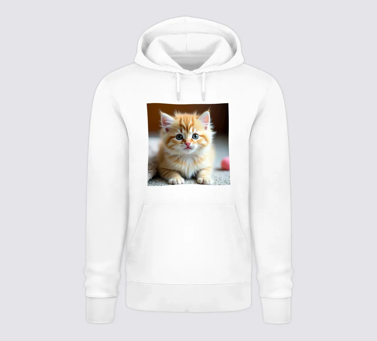 Gatto arancione felpa con cappuccio da brockcon Shop