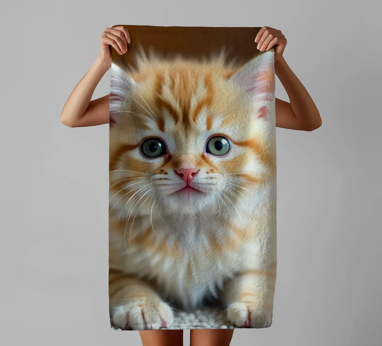 Gatto arancione asciugamano da bagno da brockcon Shop
