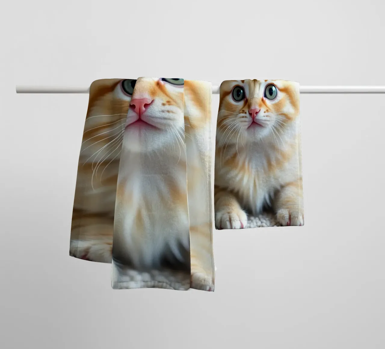 Gatto arancione asciugamano da bagno da brockcon Shop
