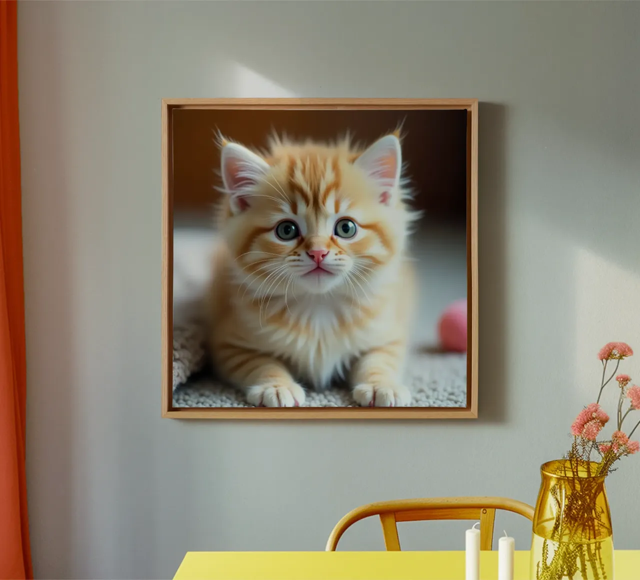 Orange Cat canvas by brockcon Shop
