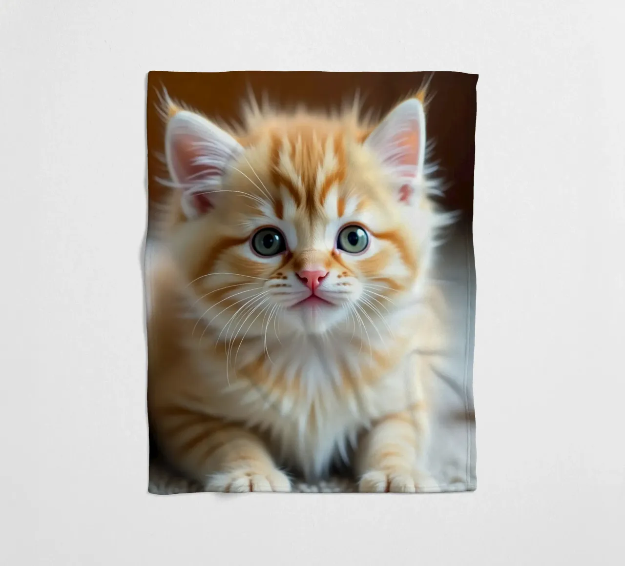 Gatto arancione coperta in pile da brockcon Shop