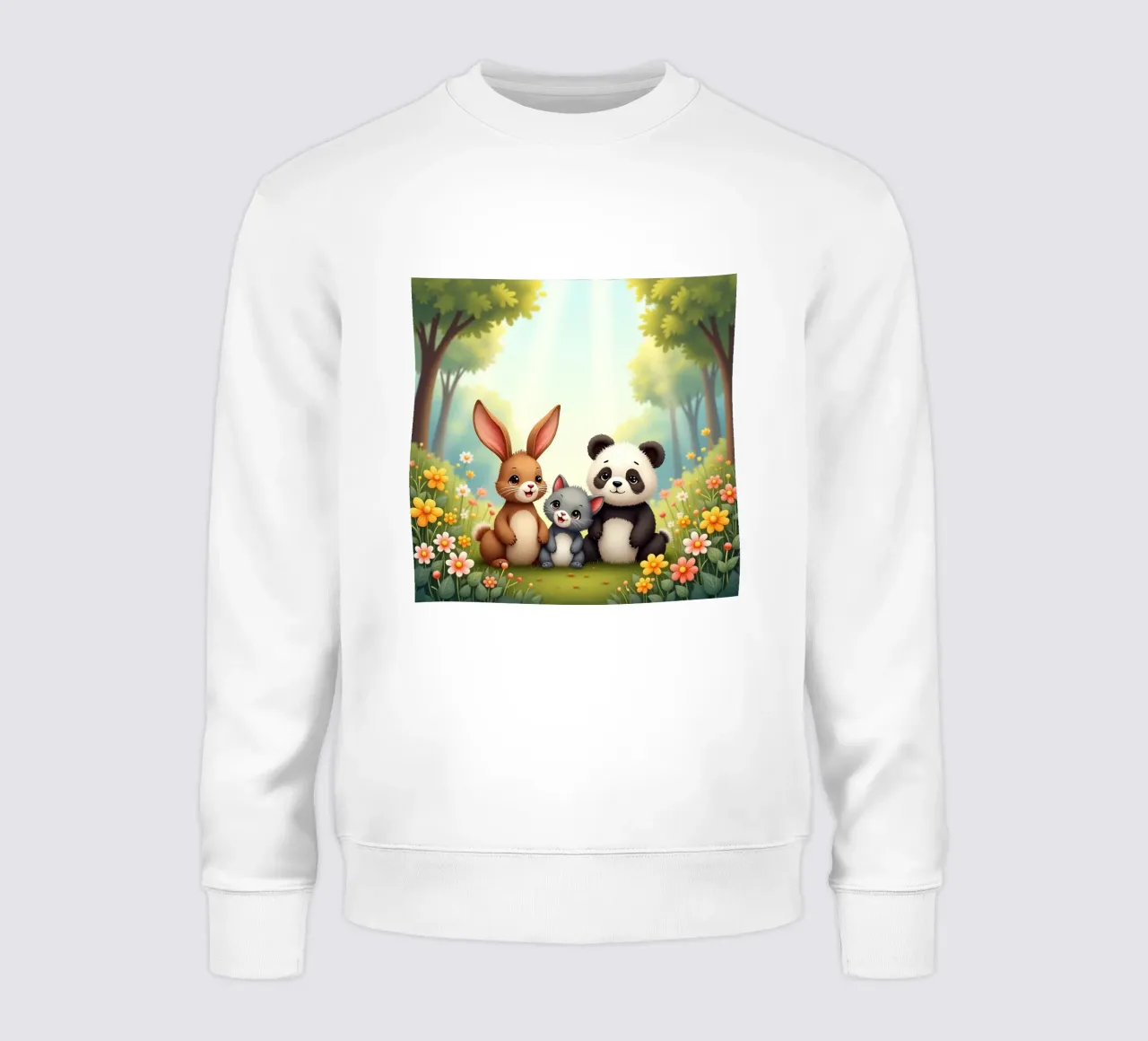Panda e coniglio felpa da brockcon Shop