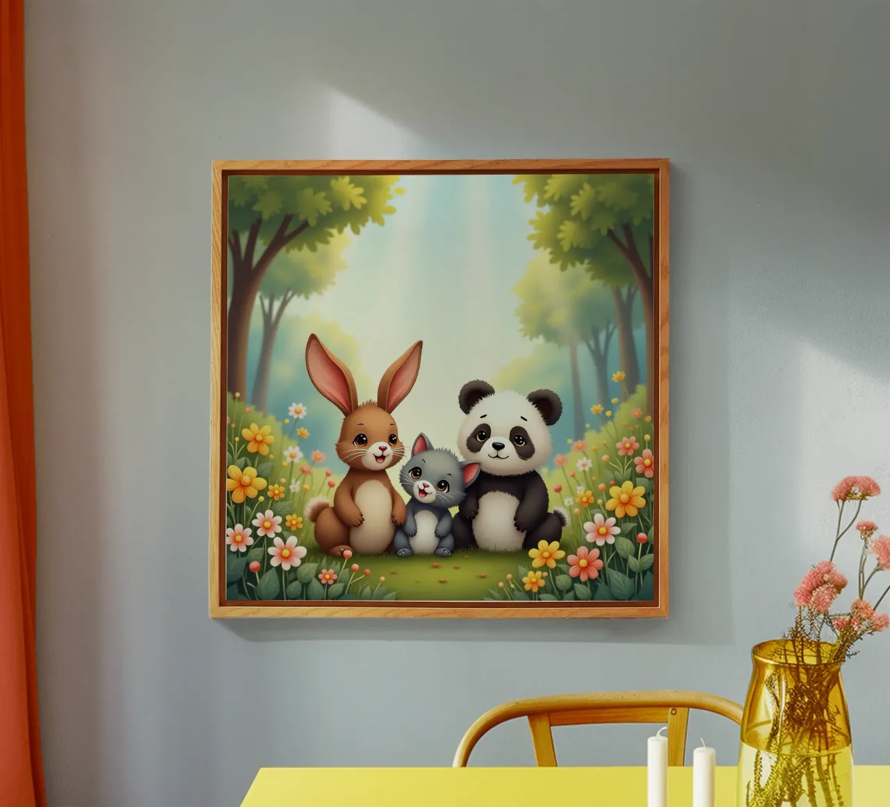 Panda e coniglio plexiglass da brockcon Shop