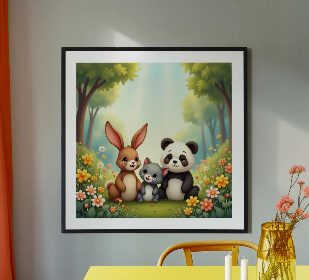 Panda e coniglio carta hahnemühle da brockcon Shop