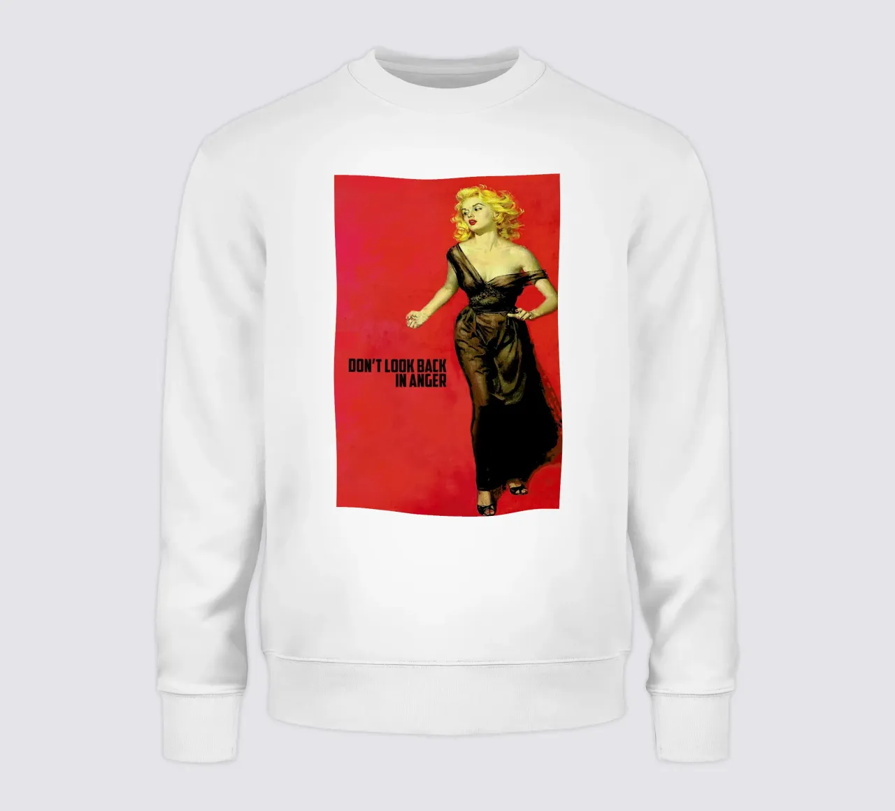 Don't Look Back In Anger felpa da Gallery Print and Art Limited