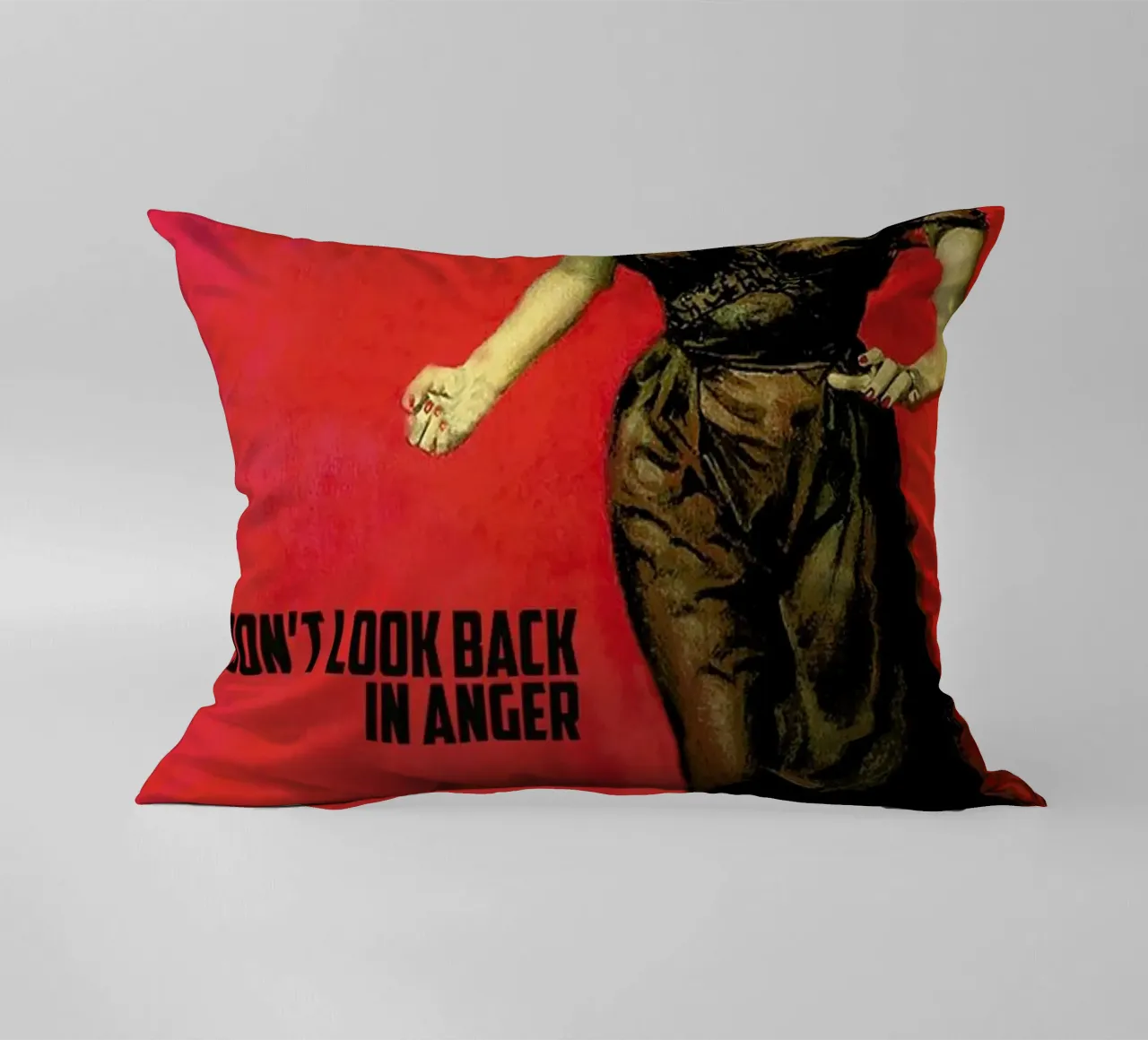 Don't Look Back In Anger cuscino da Gallery Print and Art Limited