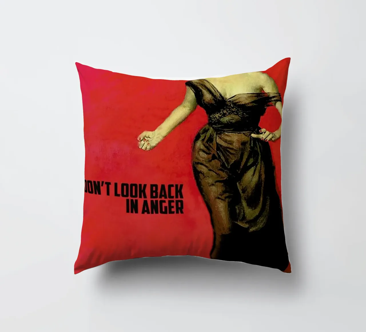 Don't Look Back In Anger cuscino da Gallery Print and Art Limited