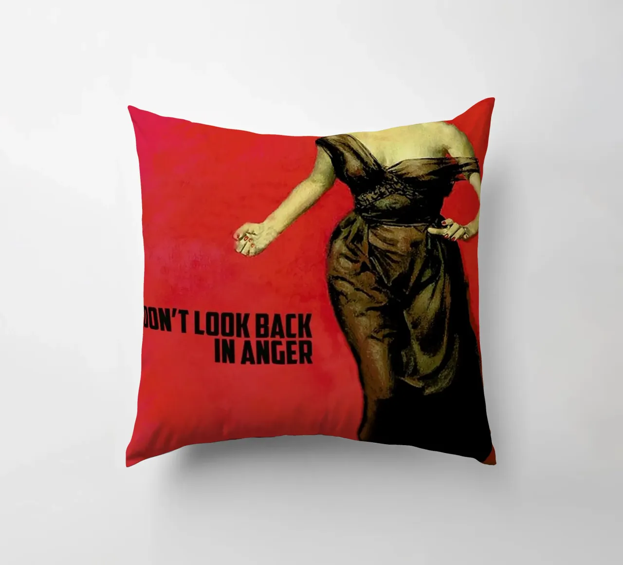 Don't Look Back In Anger cuscino da Gallery Print and Art Limited