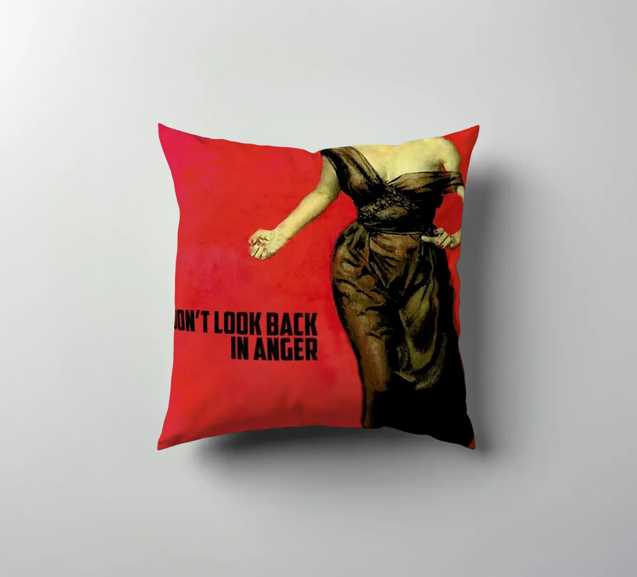 Don't Look Back In Anger cuscino da Gallery Print and Art Limited