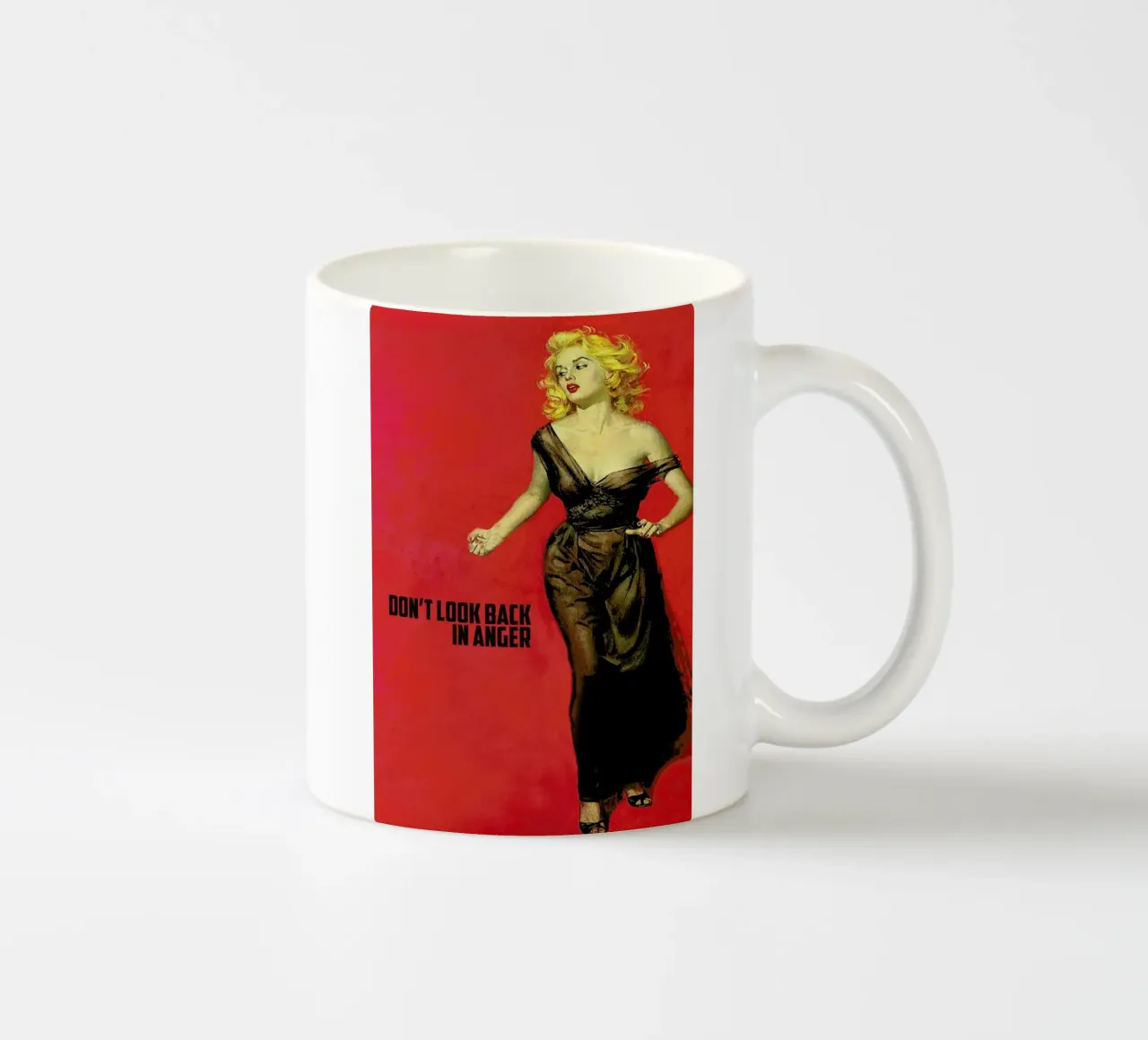 Don't Look Back In Anger tazza in ceramica da Gallery Print and Art Limited