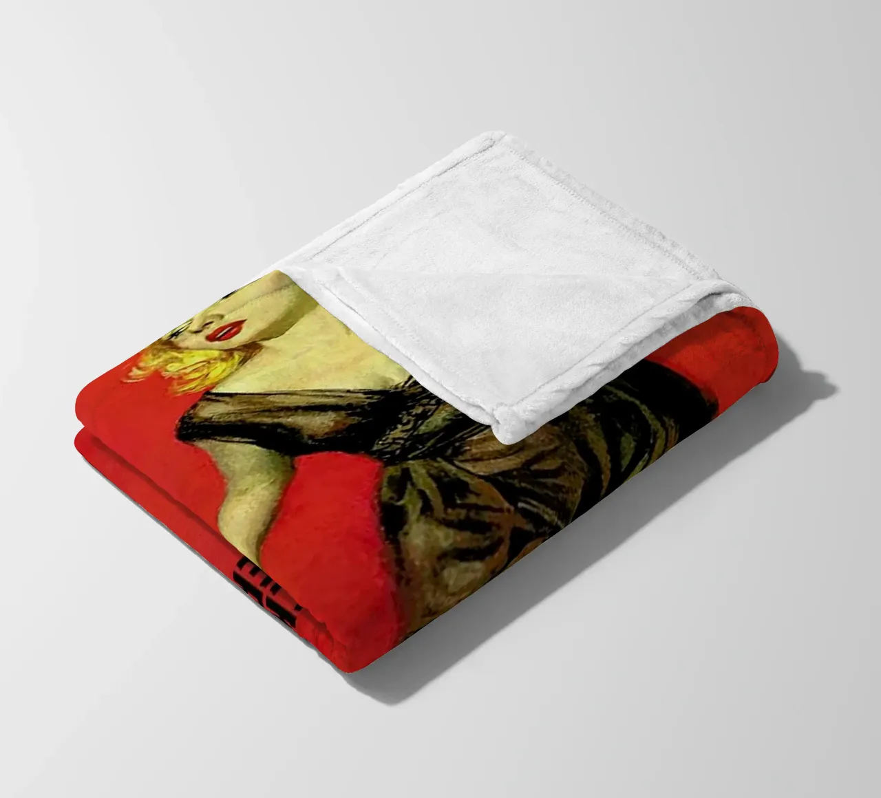 Don't Look Back In Anger coperta in pile da Gallery Print and Art Limited