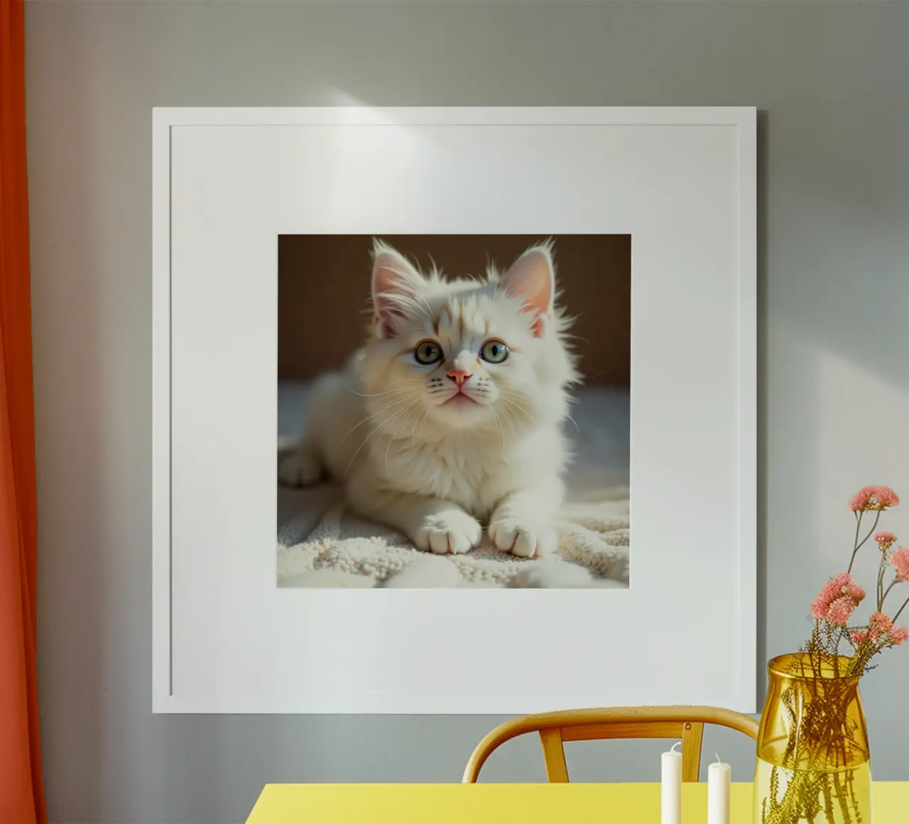 Gatto bianco carta hahnemühle da brockcon Shop