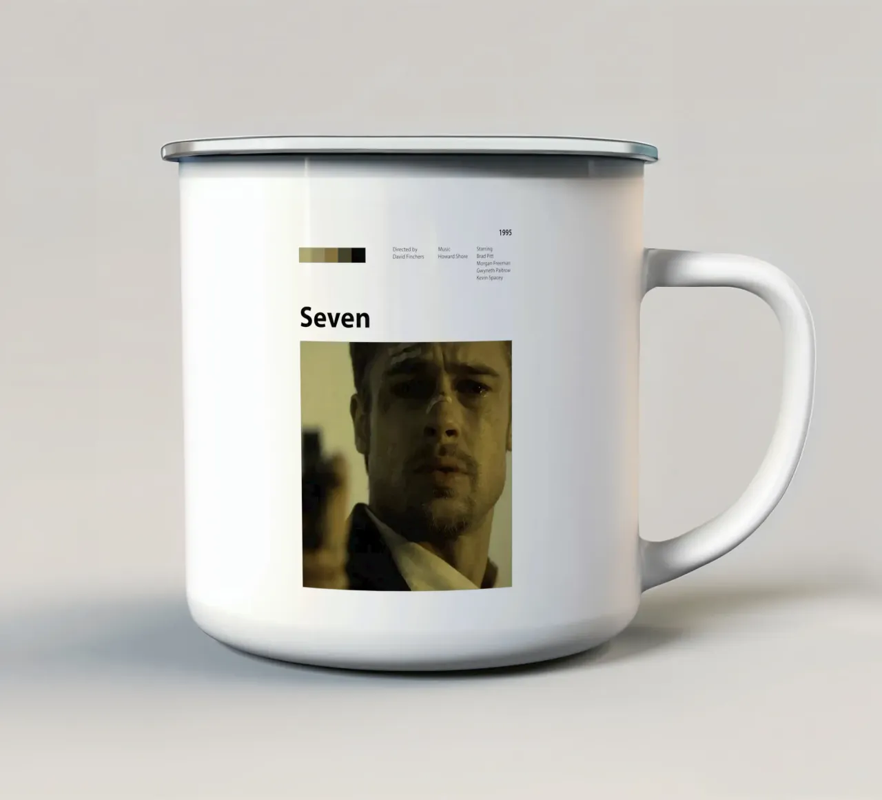 Sette tazza in smalto da The Movie Wall