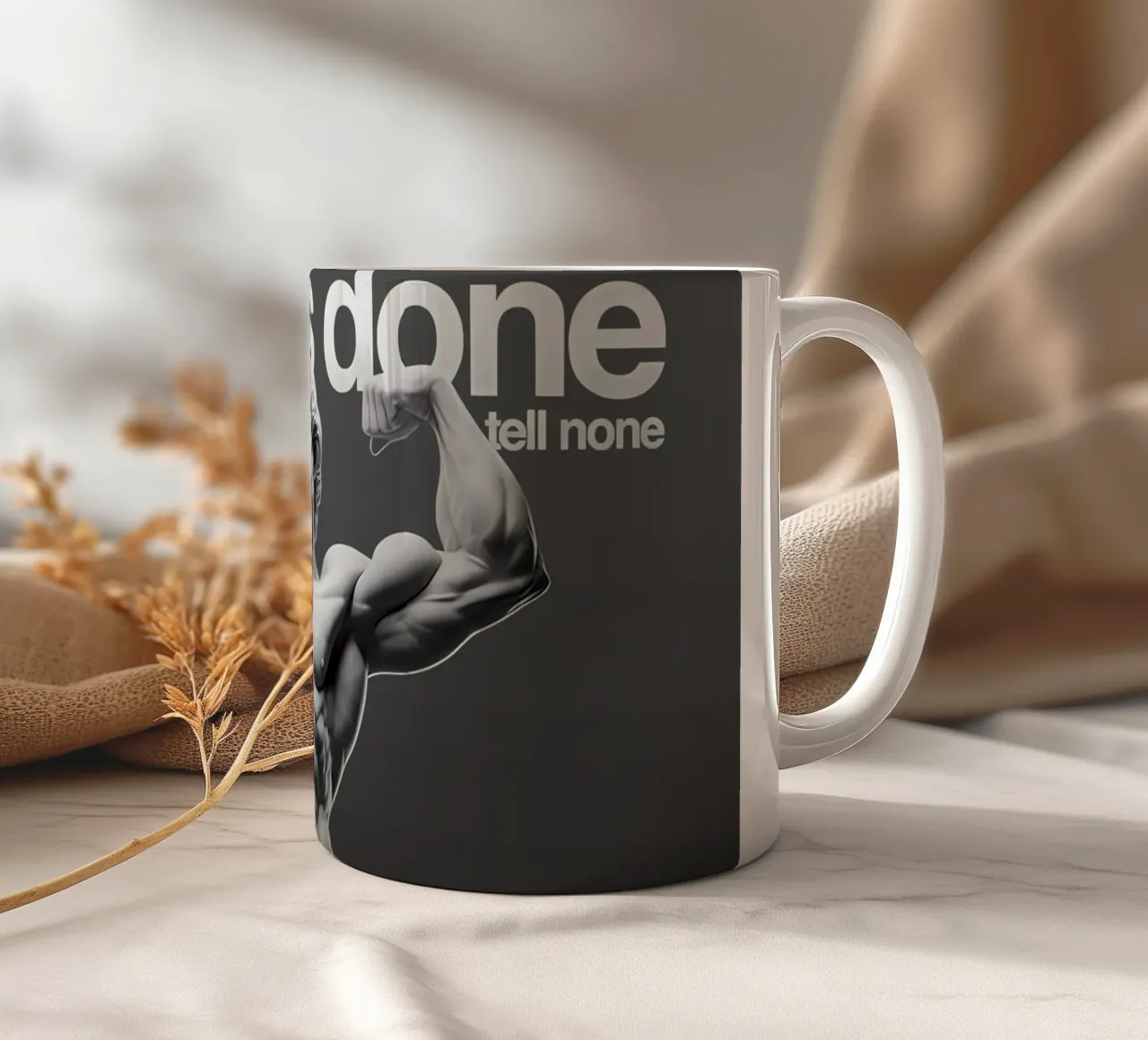 Until Its Done Keramik Tasse von NextPixel