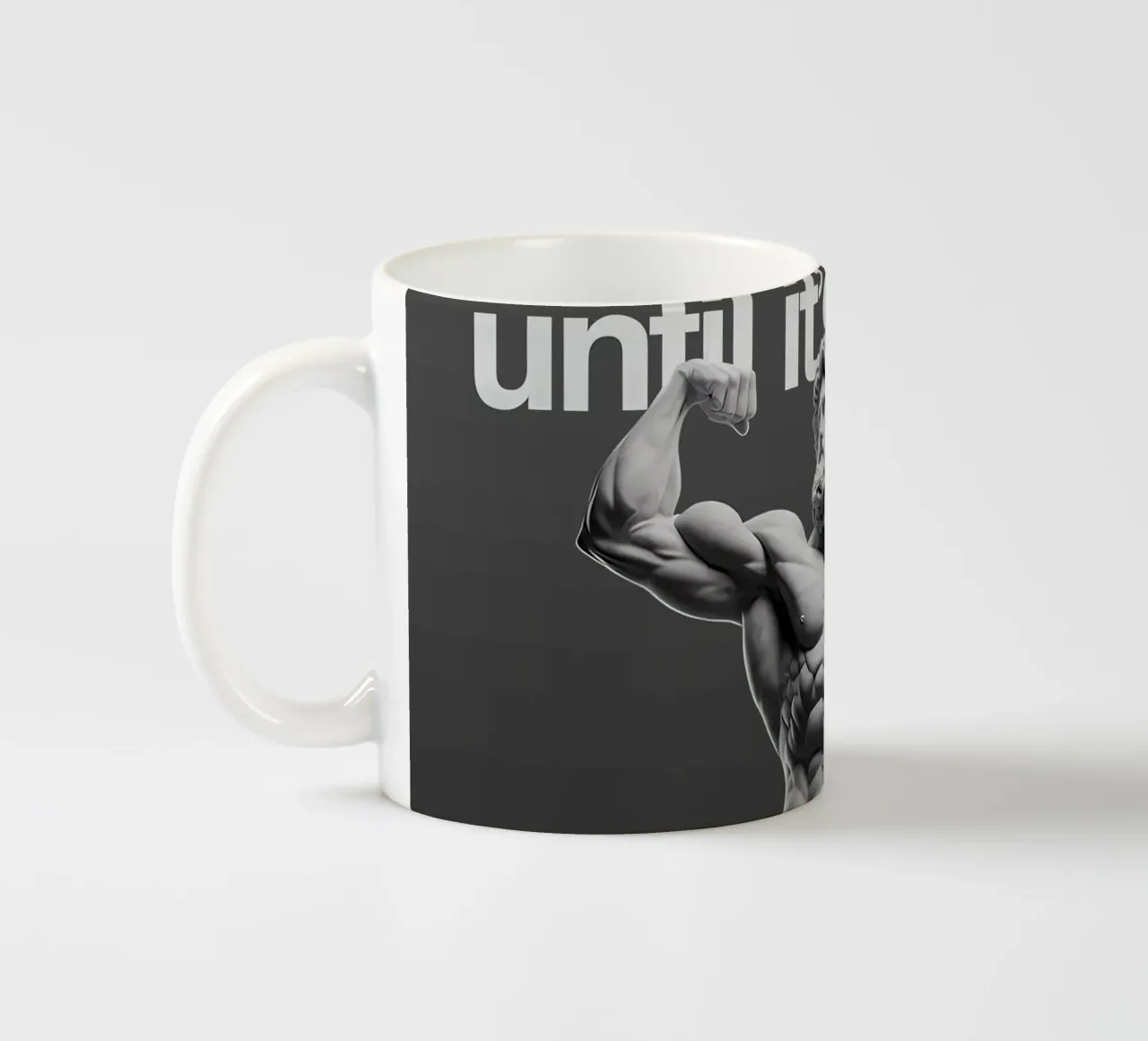 Until Its Done Keramik Tasse von NextPixel