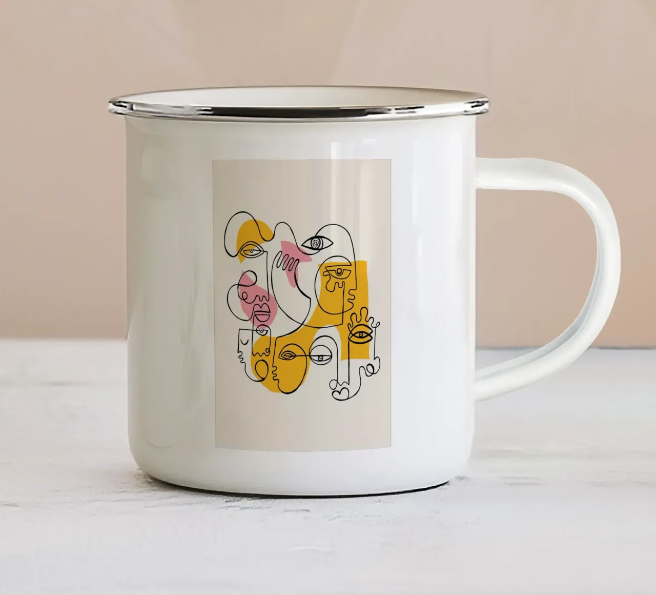 Nuove vie tazza in smalto da vanessa shop