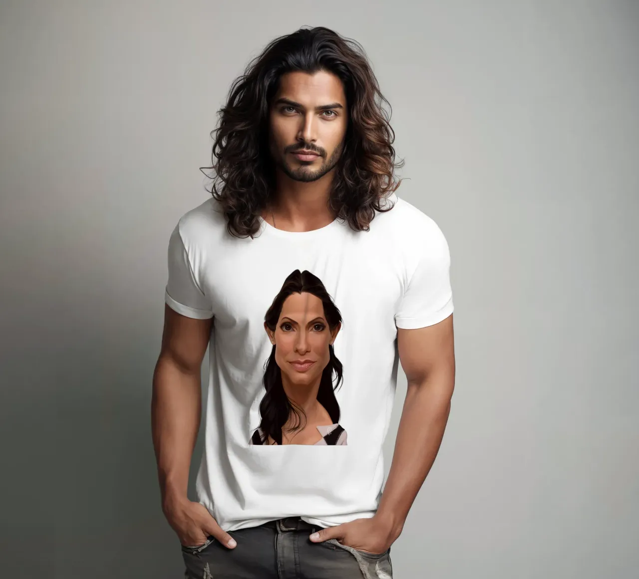 Sandra Bullock t-shirt de Rob Art | Illustration