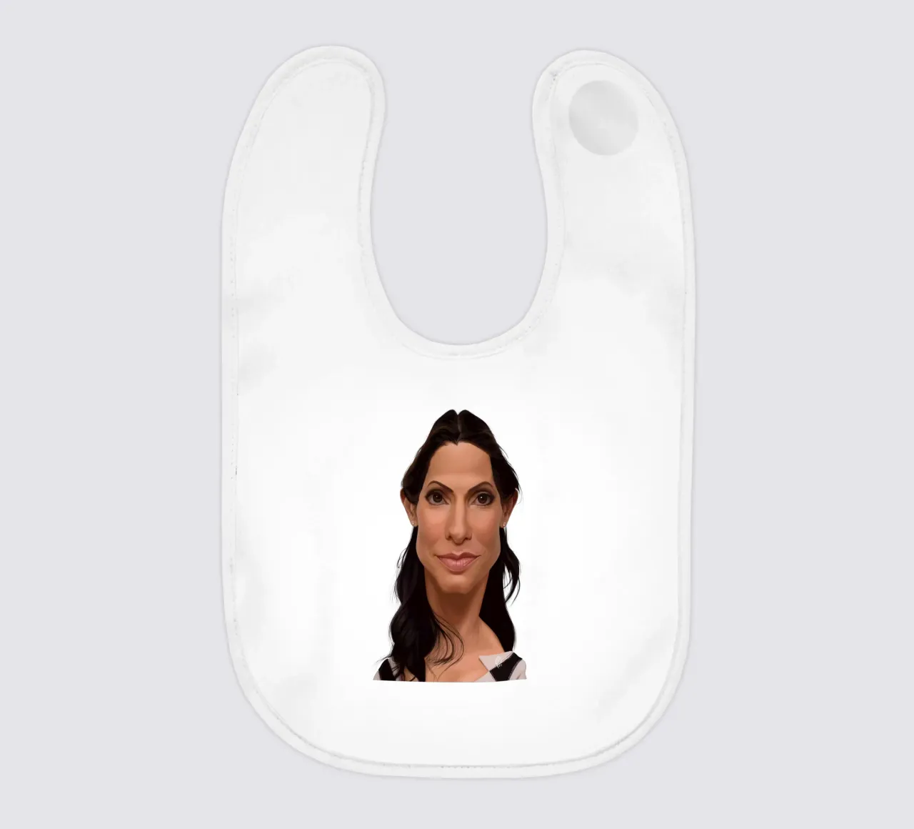 Sandra Bullock bavaglino da Rob Art | Illustration