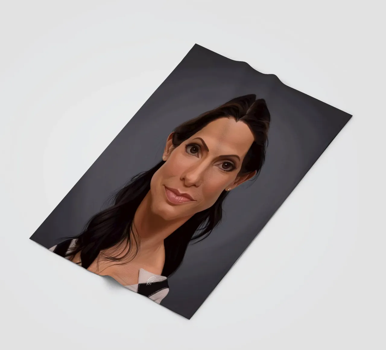 Sandra Bullock coperta in pile da Rob Art | Illustration