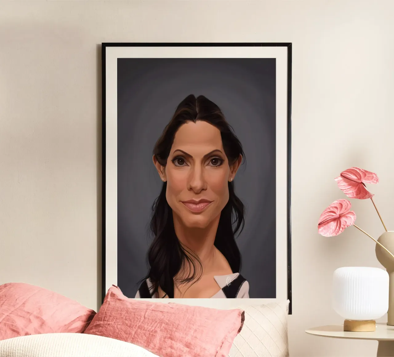 Sandra Bullock carta hahnemühle da Rob Art | Illustration