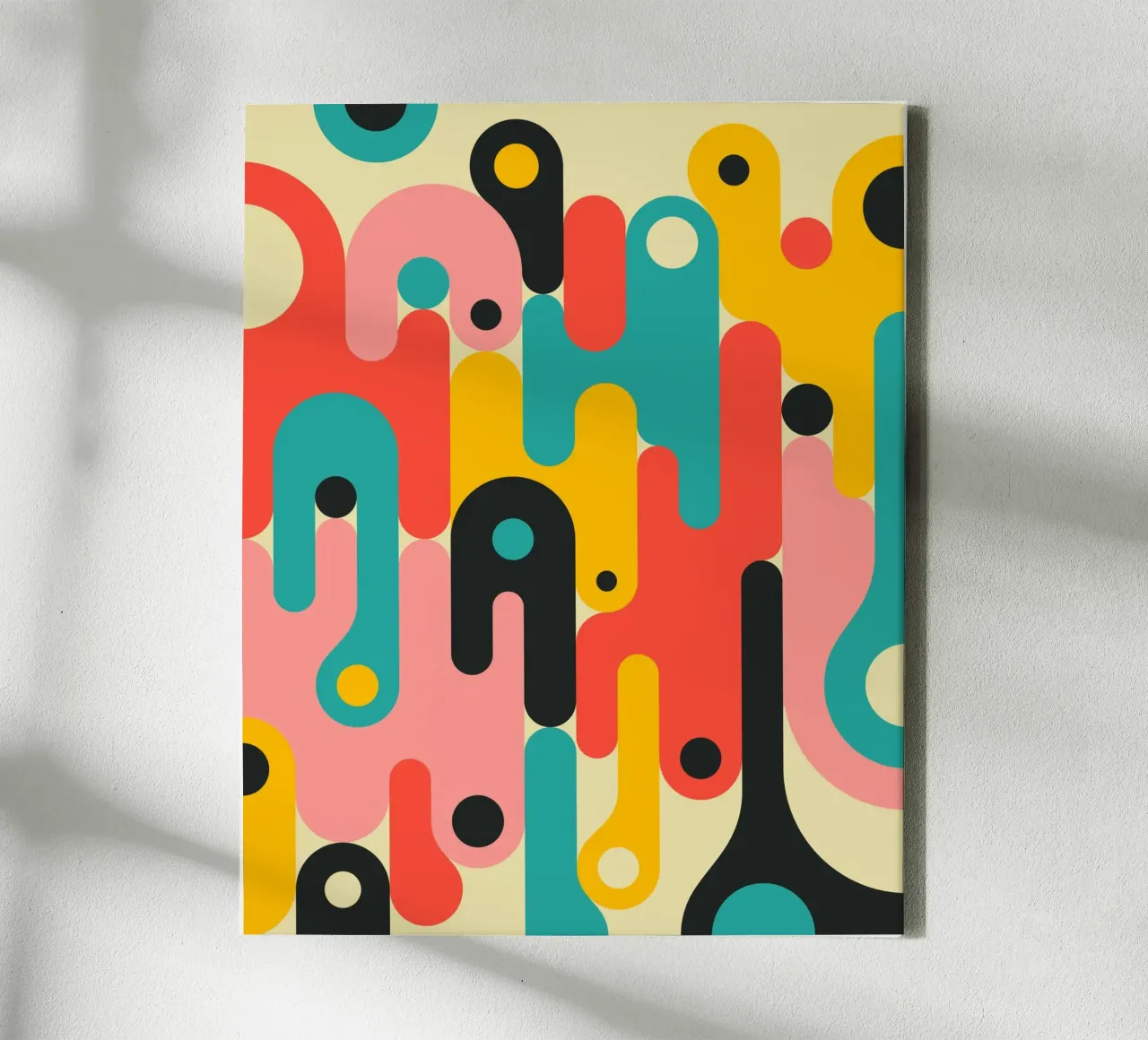 PULSE canvas met Baklijst van Jazzberry Blue