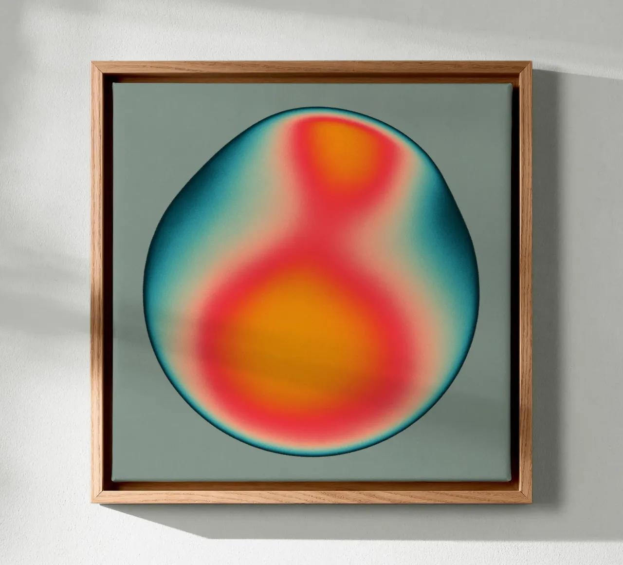 ECTOPLASM 99 tela con Cornice a cassetta da Jazzberry Blue