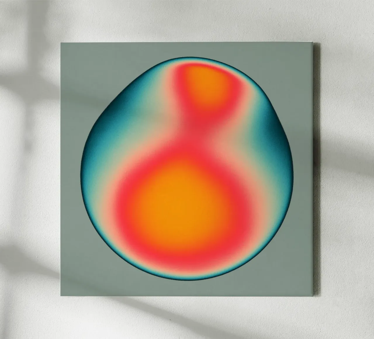 ECTOPLASM 99 tela con Cornice a cassetta da Jazzberry Blue