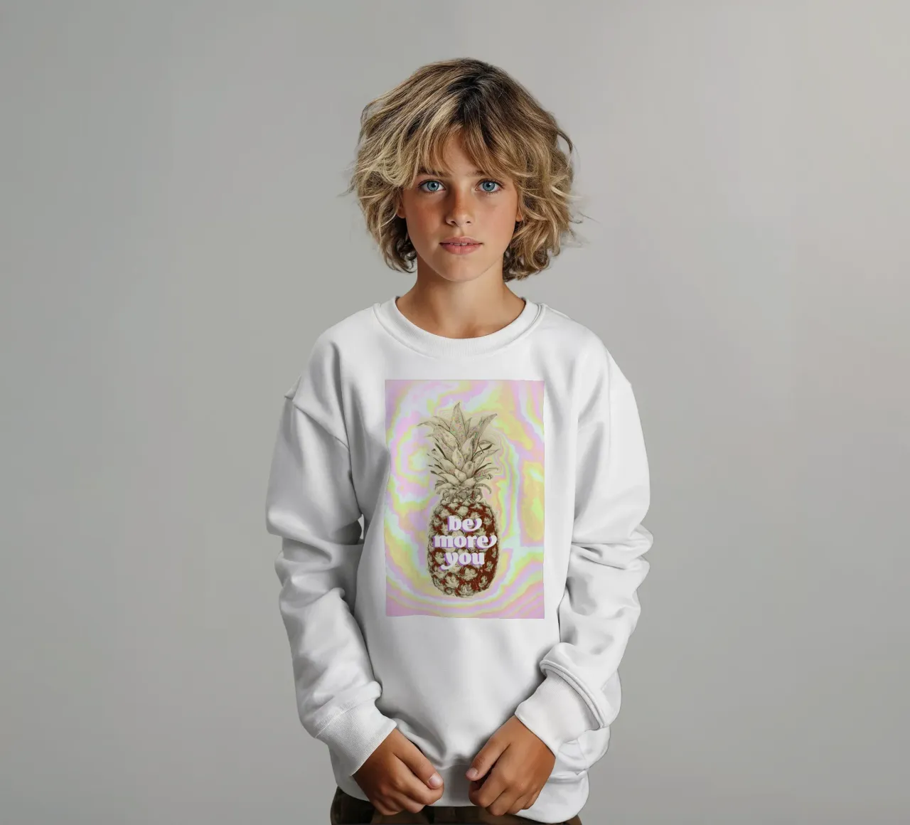Sii più te stesso felpa bambino da cafelab