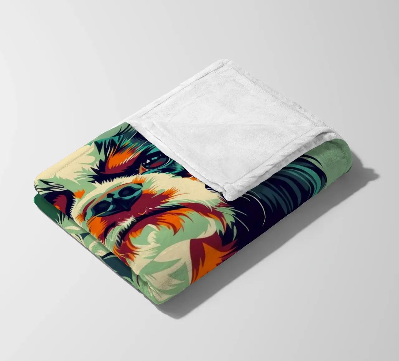 Cavalier King Charles colorato coperta in pile da DesignDoodle