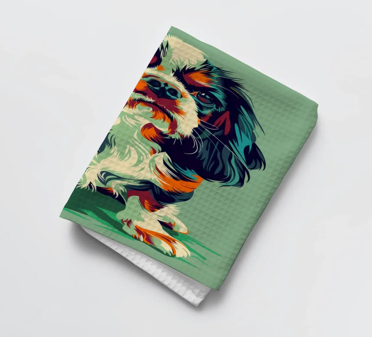 Cavalier King Charles colorato canovaccio da cucina da DesignDoodle