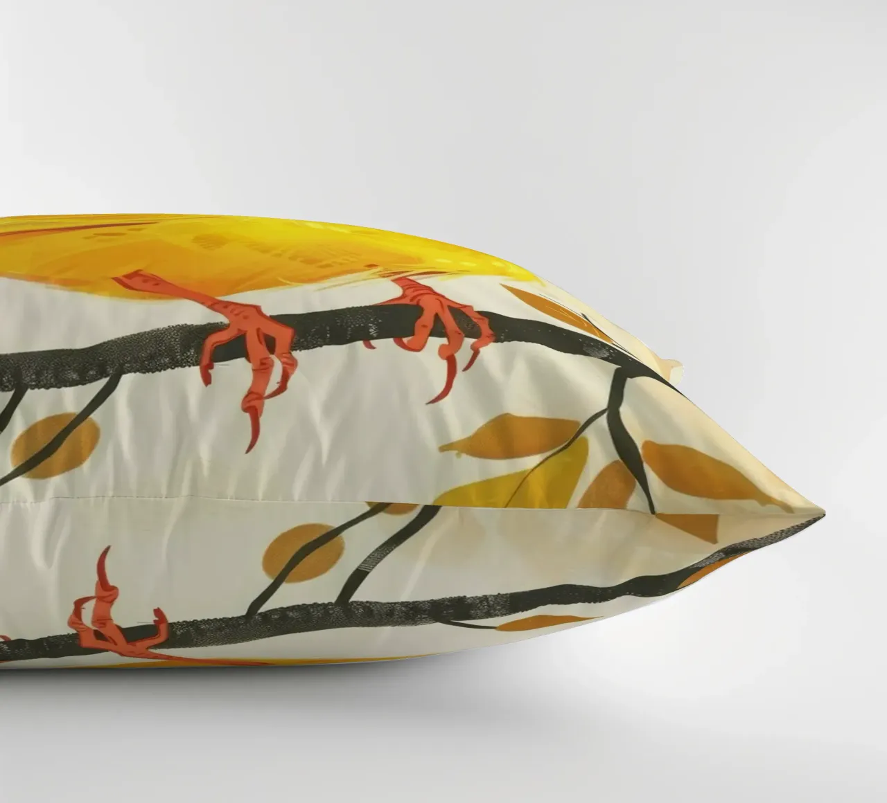 Canarino d'oro in autunno cuscino da DesignDoodle