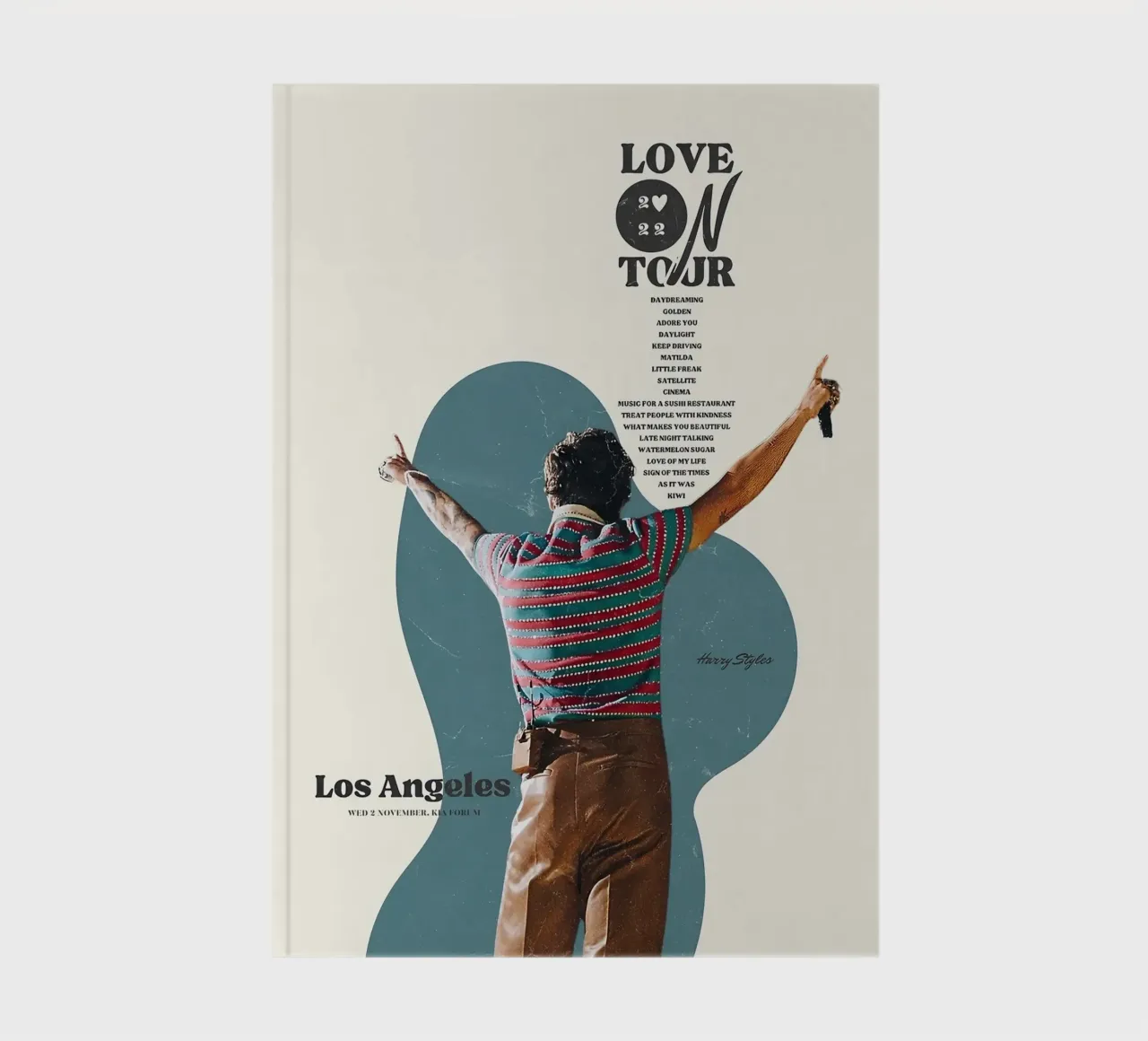 Harry Styles Love On Tour Inspired diario da NextPixel